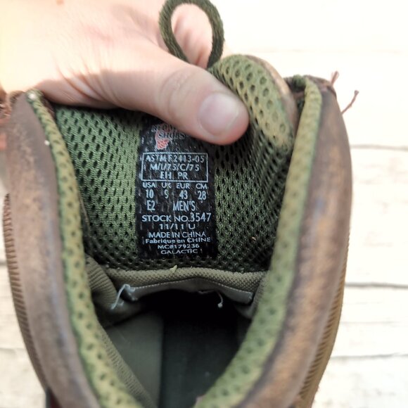 Red Wing Waterproof Leather Work Boots Brown Vibram Sole – Men’s 10 D - Picture 5 of 9